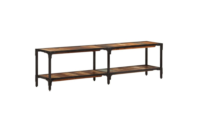 beBasic tv-bord 150x30x41 cm massivt genbrugstræ - Flerfarvet - Møbler - TV borde & mediemøbler - TV-borde