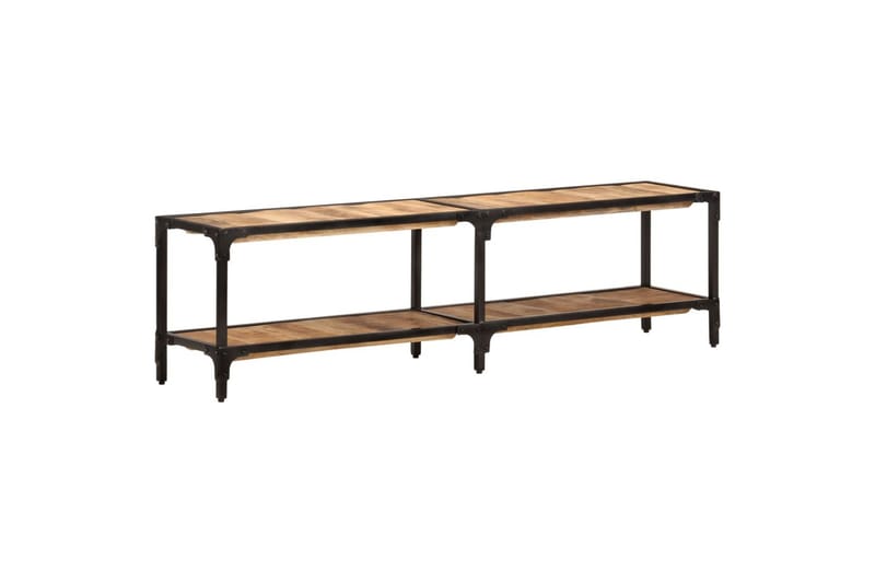 beBasic tv-bord 150x30x41 cm massivt mangotræ - Brun - Møbler - TV borde & mediemøbler - TV-borde