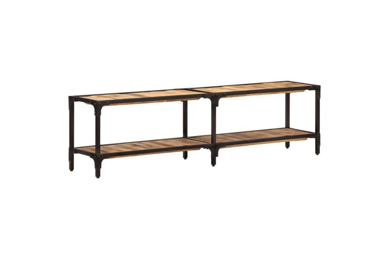 beBasic tv-bord 150x30x41 cm massivt mangotræ - Brun - Møbler - TV borde & mediemøbler - TV-borde