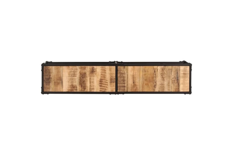 beBasic tv-bord 150x30x41 cm massivt mangotræ - Brun - Møbler - TV borde & mediemøbler - TV-borde