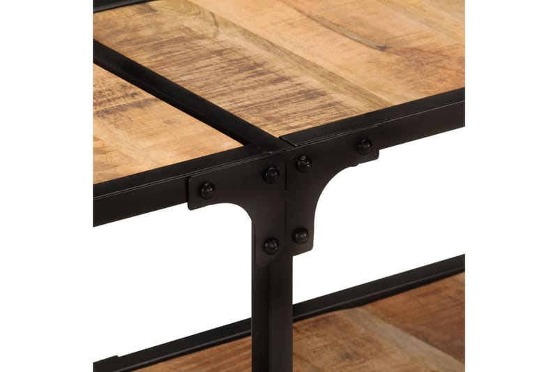 beBasic tv-bord 150x30x41 cm massivt mangotræ - Brun - Møbler - TV borde & mediemøbler - TV-borde