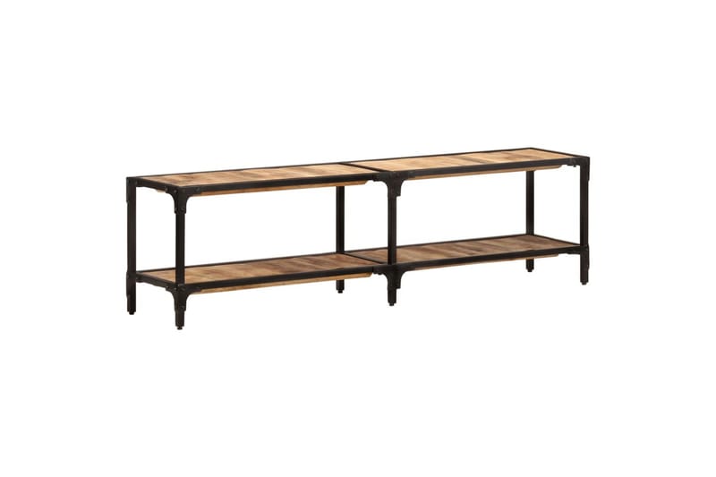 beBasic tv-bord 150x30x41 cm massivt mangotræ - Brun - Møbler - TV borde & mediemøbler - TV-borde