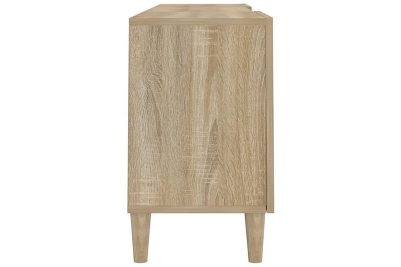 beBasic tv-bord 150x30x50 cm konstrueret træ sonoma-eg - Brun - Møbler - TV borde & mediemøbler - TV-borde