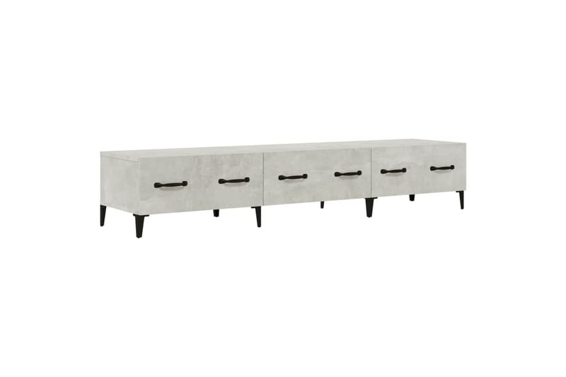 beBasic tv-bord 150x34,5x30 cm konstrueret træ betongrå - GrÃ¥ - Møbler - TV borde & mediemøbler - TV-borde