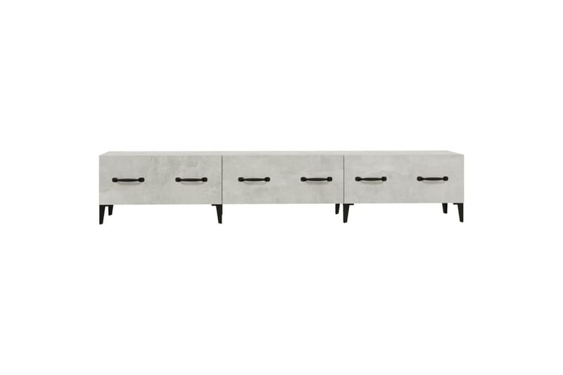 beBasic tv-bord 150x34,5x30 cm konstrueret træ betongrå - GrÃ¥ - Møbler - TV borde & mediemøbler - TV-borde