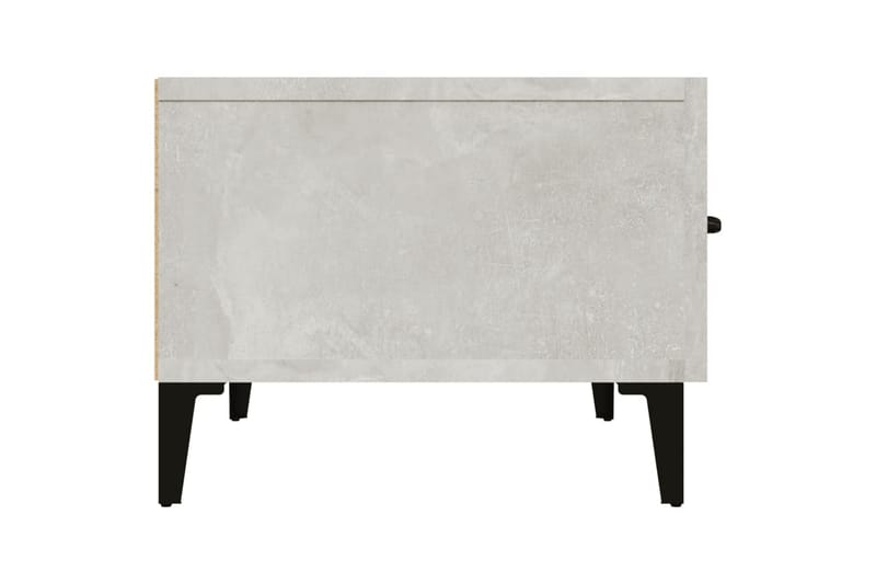 beBasic tv-bord 150x34,5x30 cm konstrueret træ betongrå - GrÃ¥ - Møbler - TV borde & mediemøbler - TV-borde