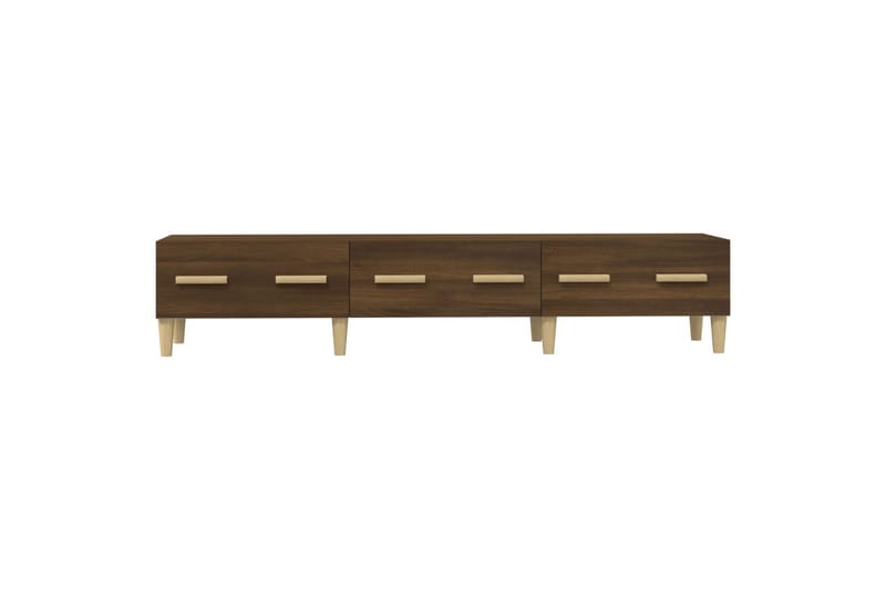 beBasic tv-bord 150x34,5x30 cm konstrueret træ brun egetræsfarve - Brun - Møbler - TV borde & mediemøbler - TV-borde