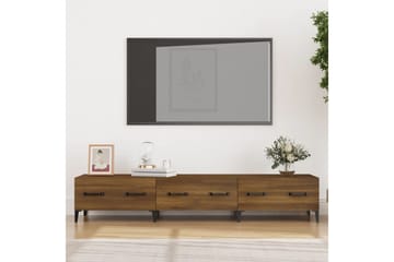beBasic tv-bord 150x34,5x30 cm konstrueret træ brun egetræsfarve - Brun - Møbler - TV borde & mediemøbler - TV-borde
