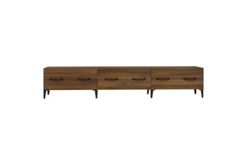beBasic tv-bord 150x34,5x30 cm konstrueret træ brun egetræsfarve - Brun - Møbler - TV borde & mediemøbler - TV-borde
