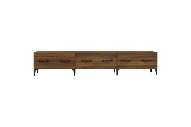 beBasic tv-bord 150x34,5x30 cm konstrueret træ brun egetræsfarve - Brun - Møbler - TV borde & mediemøbler - TV-borde