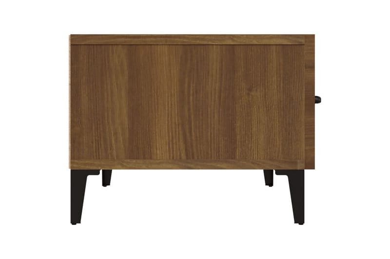 beBasic tv-bord 150x34,5x30 cm konstrueret træ brun egetræsfarve - Brun - Møbler - TV borde & mediemøbler - TV-borde