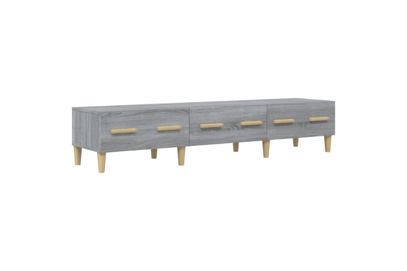 beBasic tv-bord 150x34,5x30 cm konstrueret træ grå sonoma-eg - GrÃ¥ - Møbler - TV borde & mediemøbler - TV-borde