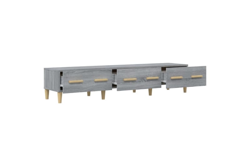 beBasic tv-bord 150x34,5x30 cm konstrueret træ grå sonoma-eg - GrÃ¥ - Møbler - TV borde & mediemøbler - TV-borde