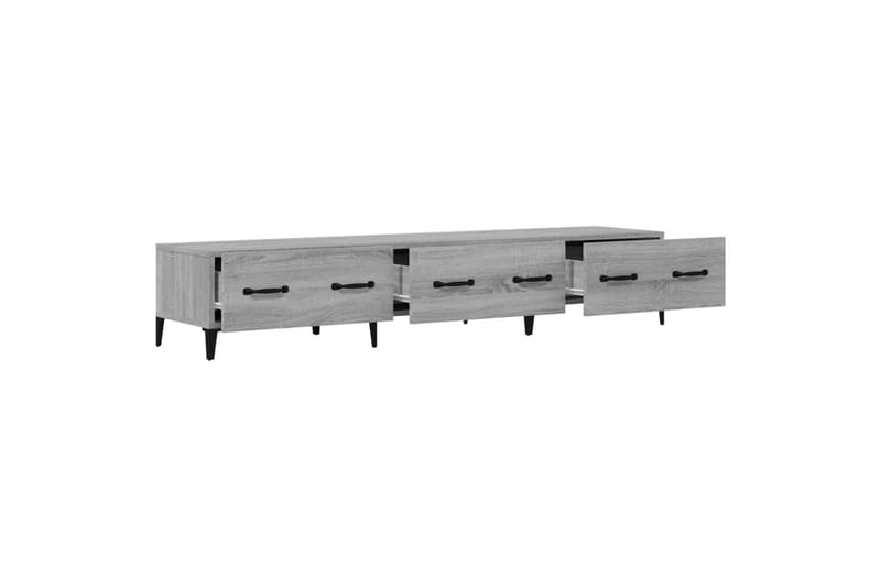 beBasic tv-bord 150x34,5x30 cm konstrueret træ grå sonoma-eg - GrÃ¥ - Møbler - TV borde & mediemøbler - TV-borde