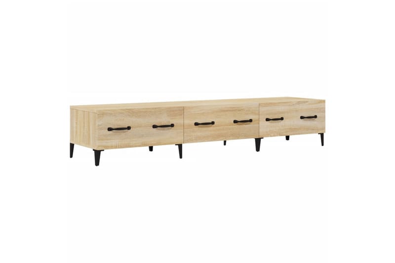 beBasic tv-bord 150x34,5x30 cm konstrueret træ sonoma-eg - Brun - Møbler - TV borde & mediemøbler - TV-borde