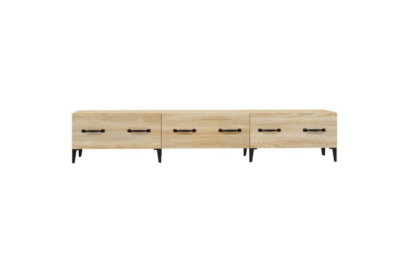 beBasic tv-bord 150x34,5x30 cm konstrueret træ sonoma-eg - Brun - Møbler - TV borde & mediemøbler - TV-borde