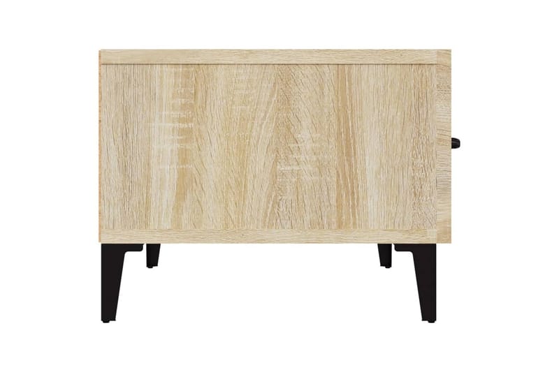 beBasic tv-bord 150x34,5x30 cm konstrueret træ sonoma-eg - Brun - Møbler - TV borde & mediemøbler - TV-borde
