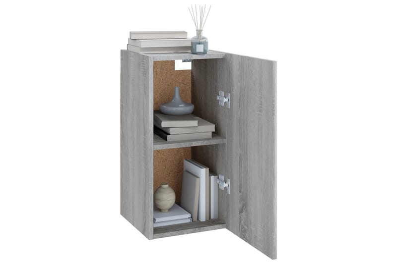 beBasic tv-bord 30,5x30x60 cm konstrueret træ grå sonoma-eg - GrÃ¥ - Møbler - TV borde & mediemøbler - TV-borde