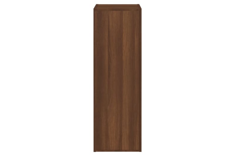 beBasic tv-bord 30,5x30x90 cm konstrueret træ brun egetræsfarve - Brun - TV-borde