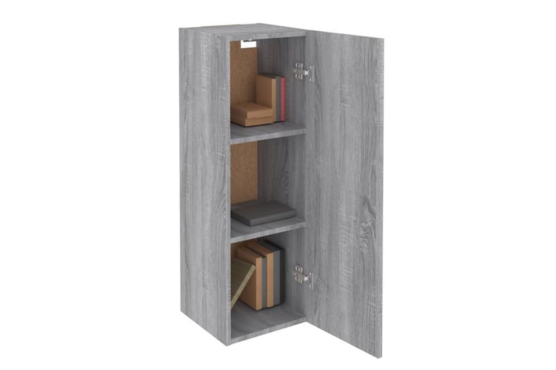 beBasic tv-bord 30,5x30x90 cm konstrueret træ grå sonoma-eg - GrÃ¥ - Møbler - TV borde & mediemøbler - TV-borde