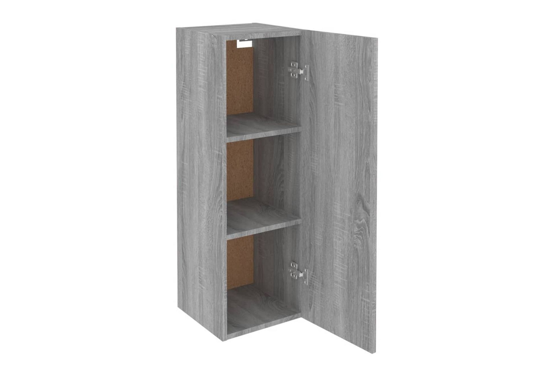 beBasic tv-bord 30,5x30x90 cm konstrueret træ grå sonoma-eg - GrÃ¥ - Møbler - TV borde & mediemøbler - TV-borde