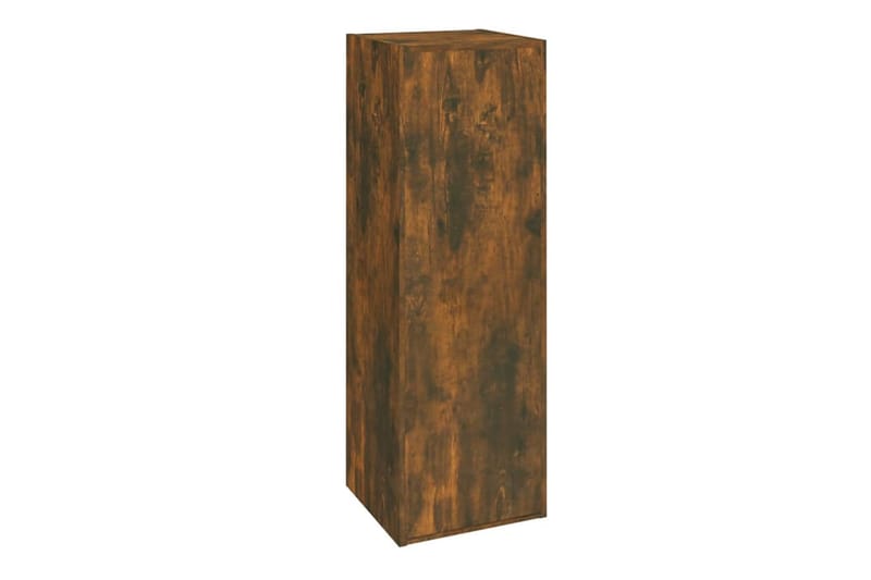 beBasic tv-bord 30,5x30x90 cm konstrueret træ røget egetræsfarve - Brun - Møbler - TV borde & mediemøbler - TV-borde