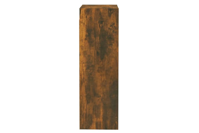 beBasic tv-bord 30,5x30x90 cm konstrueret træ røget egetræsfarve - Brun - TV-borde