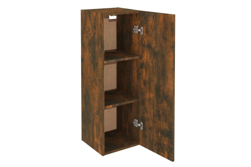 beBasic tv-bord 30,5x30x90 cm konstrueret træ røget egetræsfarve - Brun - Møbler - TV borde & mediemøbler - TV-borde