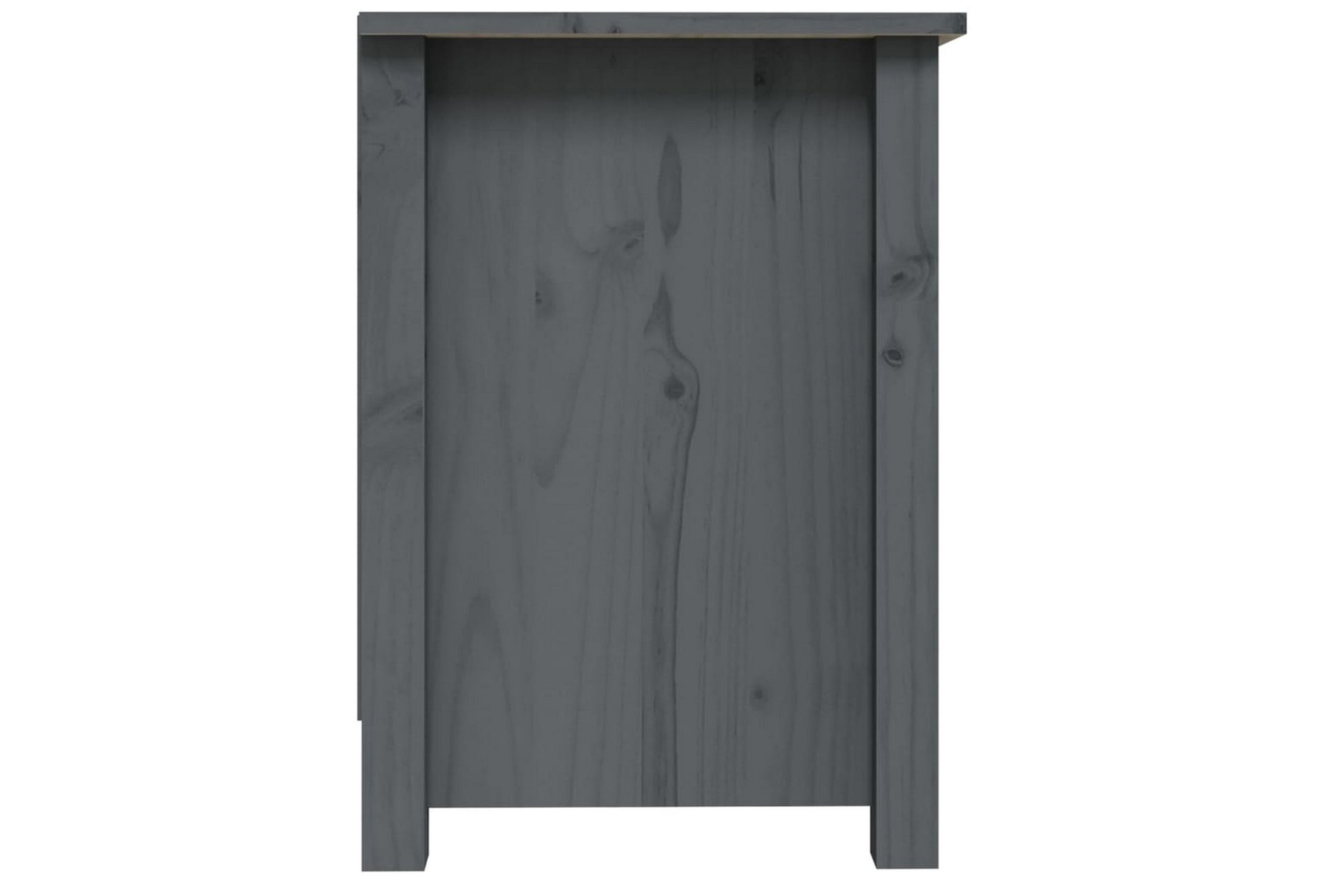 beBasic tv-bord 70x36,5x52 cm massivt fyrretræ grå - GrÃ¥ - Møbler - TV borde & mediemøbler - TV-borde