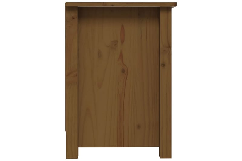 beBasic tv-bord 70x36,5x52 cm massivt fyrretræ gyldenbrun - Brun - Møbler - TV borde & mediemøbler - TV-borde