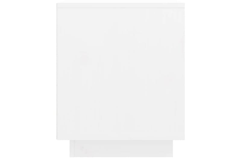 beBasic tv-bord 74x35x44 cm massivt fyrretræ hvid - Hvid - TV-borde