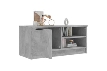 beBasic tv-bord 80x35x36,5 cm konstrueret træ betongrå - GrÃ¥ - Møbler - TV borde & mediemøbler - TV-borde