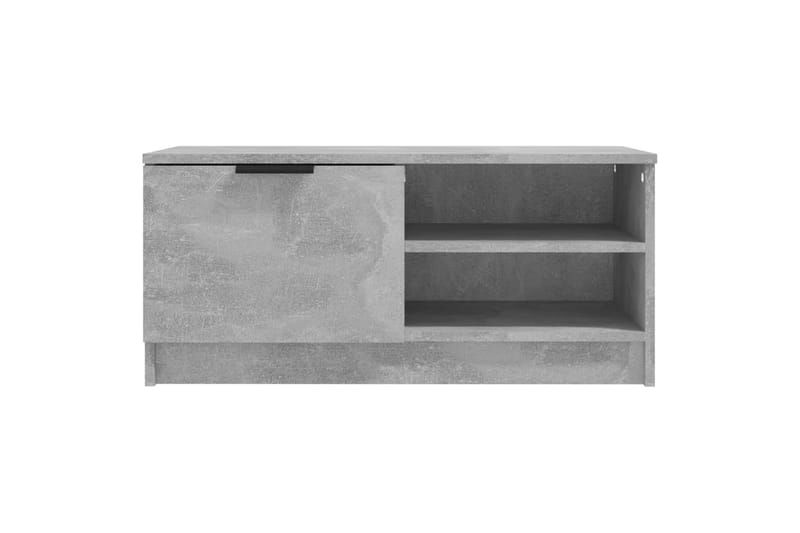 beBasic tv-bord 80x35x36,5 cm konstrueret træ betongrå - GrÃ¥ - Møbler - TV borde & mediemøbler - TV-borde