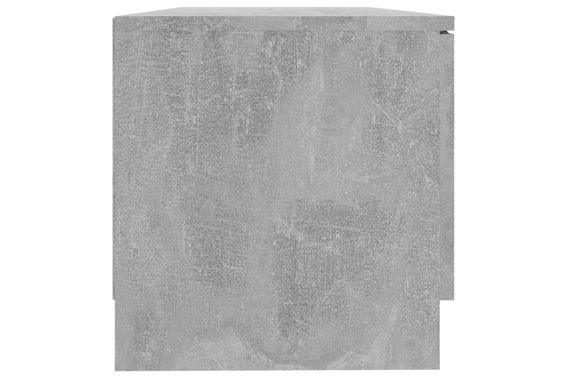 beBasic tv-bord 80x35x36,5 cm konstrueret træ betongrå - GrÃ¥ - Møbler - TV borde & mediemøbler - TV-borde