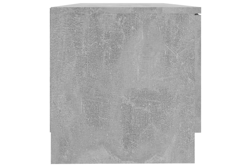 beBasic tv-bord 80x35x36,5 cm konstrueret træ betongrå - GrÃ¥ - Møbler - TV borde & mediemøbler - TV-borde