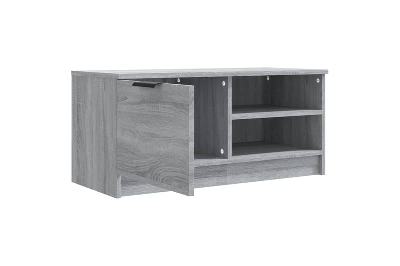 beBasic tv-bord 80x35x36,5 cm konstrueret træ grå sonoma-eg - GrÃ¥ - Møbler - TV borde & mediemøbler - TV-borde