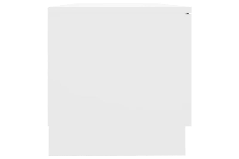 beBasic tv-bord 80x35x36,5 cm konstrueret træ hvid - Hvid - Møbler - TV borde & mediemøbler - TV-borde