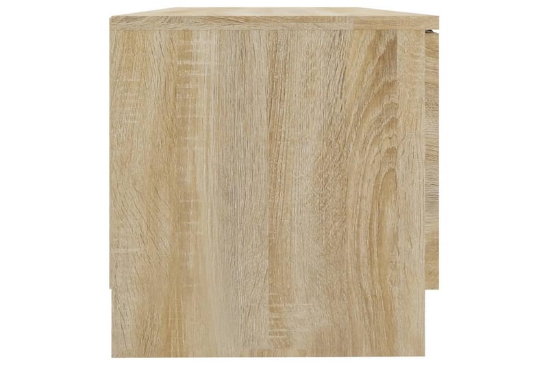beBasic tv-bord 80x35x36,5 cm konstrueret træ sonoma-eg - Brun - Møbler - TV borde & mediemøbler - TV-borde