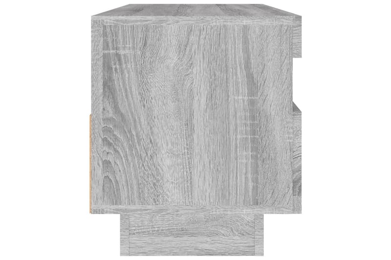 beBasic tv-bord med LED-lys 100x35x40 cm grå sonoma-eg - GrÃ¥ - Møbler - TV borde & mediemøbler - TV-borde