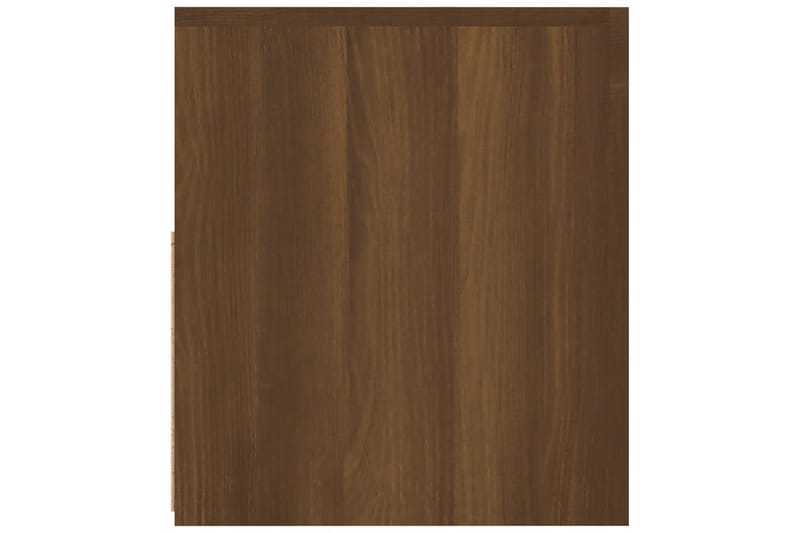 beBasic tv-bord med LED-lys 120x35x40 cm brun egetræsfarve - Brun - Møbler - TV borde & mediemøbler - TV-borde