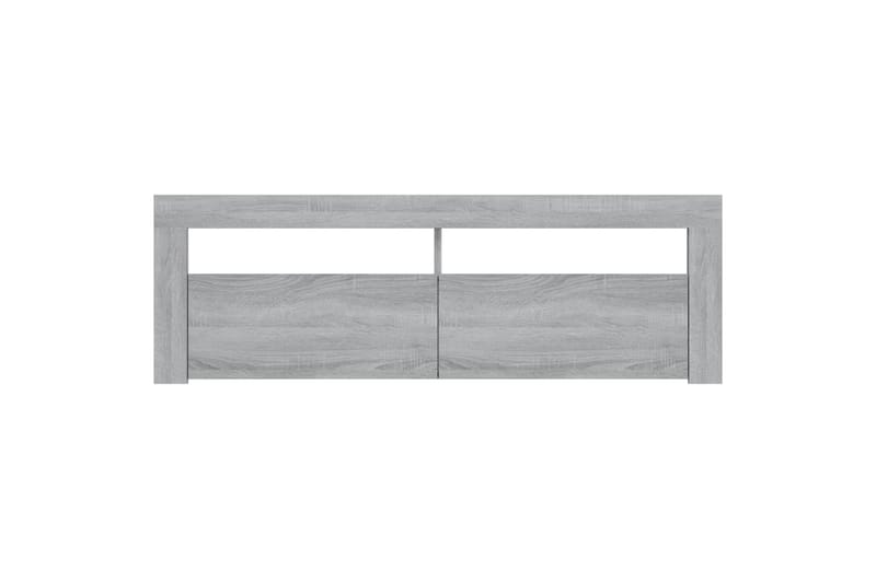 beBasic tv-bord med LED-lys 120x35x40 cm grå sonoma-eg - GrÃ¥ - Møbler - TV borde & mediemøbler - TV-borde