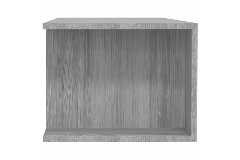 beBasic tv-bord med LED-lys 135x39x30 cm grå sonoma-eg - GrÃ¥ - Møbler - TV borde & mediemøbler - TV-borde