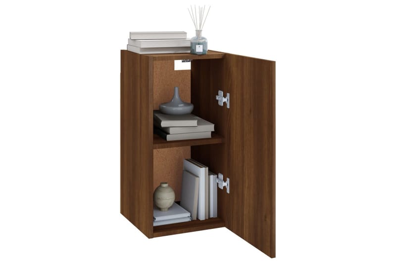 beBasic tv-borde 2 stk. 30,5x30x60 cm konstrueret træ brun egetræsfarve - Brun - Møbler - TV borde & mediemøbler - TV-borde