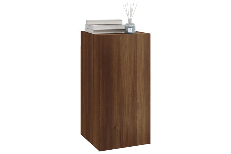 beBasic tv-borde 2 stk. 30,5x30x60 cm konstrueret træ brun egetræsfarve - Brun - Møbler - TV borde & mediemøbler - TV-borde
