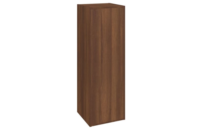 beBasic tv-borde 2 stk. 30,5x30x90 cm konstrueret træ brun egetræsfarve - Brun - Møbler - TV borde & mediemøbler - TV-borde