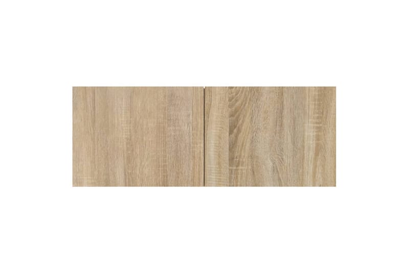 beBasic tv-borde 2 stk. 80x30x30 cm konstrueret træ sonoma-eg - Brun - Møbler - TV borde & mediemøbler - TV-borde