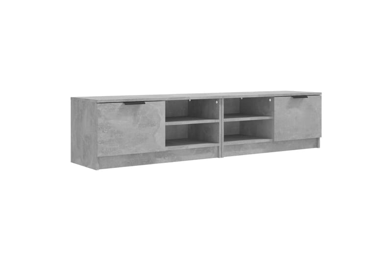 beBasic tv-borde 2 stk. 80x35x36,5 cm konstrueret træ betongrå - GrÃ¥ - Møbler - TV borde & mediemøbler - TV-borde