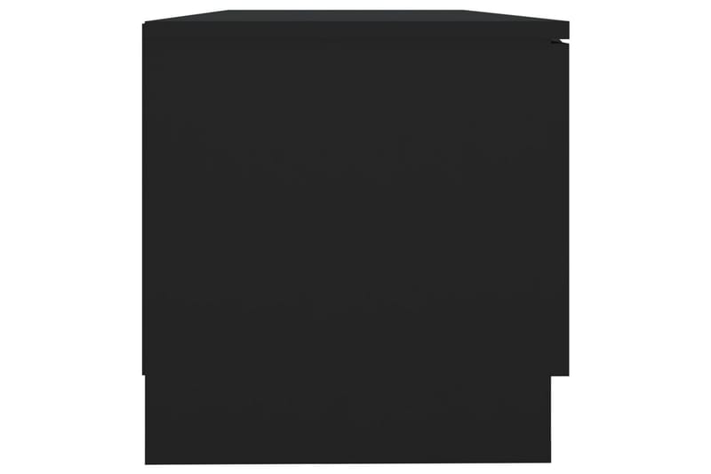 beBasic tv-borde 2 stk. 80x35x36,5 cm konstrueret træ sort - Sort - Møbler - TV borde & mediemøbler - TV-borde