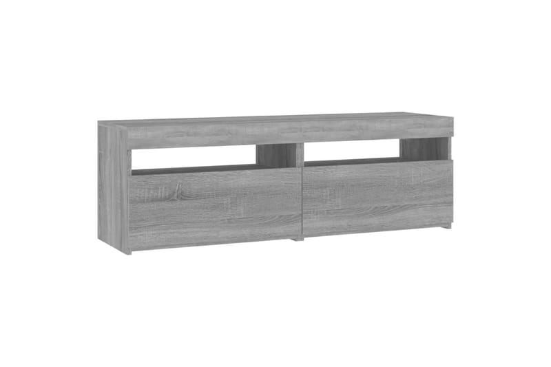 beBasic tv-borde 2 stk. med LED-lys 60x35x40 cm grå sonoma-eg - GrÃ¥ - Møbler - TV borde & mediemøbler - TV-borde