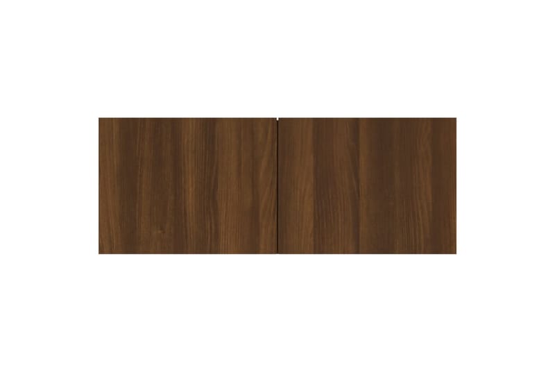 beBasic tv-skabe 2 stk. 80x30x30 cm konstrueret træ brun egetræsfarve - Brun - Møbler - TV borde & mediemøbler - TV-borde